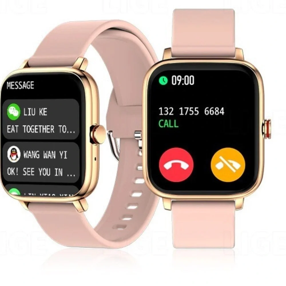 Smart Watch with Pink Band